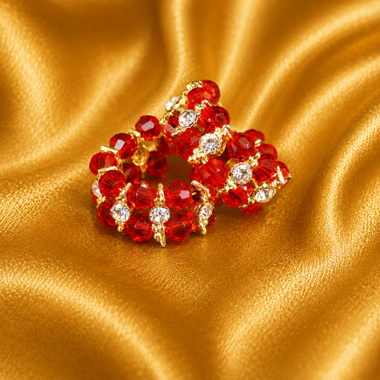 Mani Shri Hast Charan Shringar – Divine Crystal Ornament for Thakurji