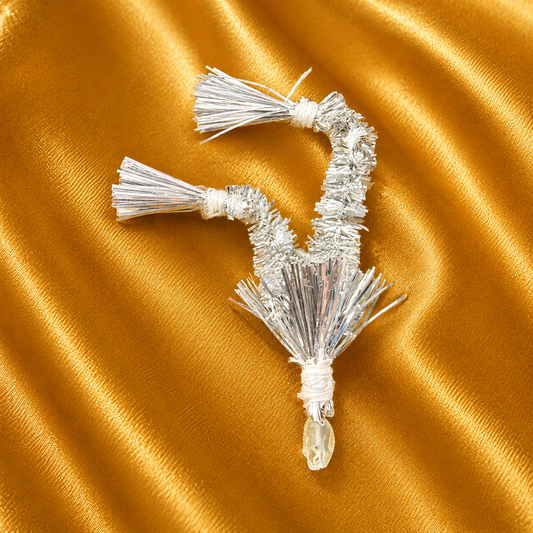 Golden & Silver Katra – Elegant Traditional Shringar for Thakur Ji | 5 CM