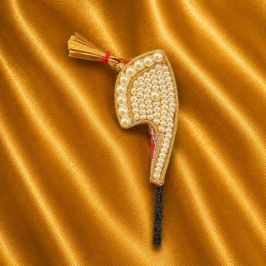 Nagfani Moti Katra – Elegant Pearl Shringar for Thakur Ji