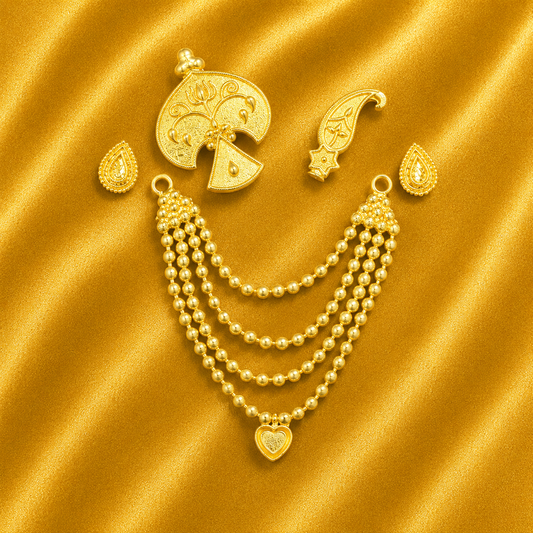 Swarna Vaibhav Shringar Set — Royal Golden Shringar for Thakur Ji