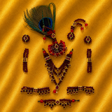 AD Multicolour Shringar Set – Premium Traditional Shringar for Thakur Ji
