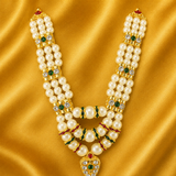 Shri Vallabh Haar – Premium Moti Mala | Radha Raman Shringar Length: 10 cm  Width: 3.5 cm