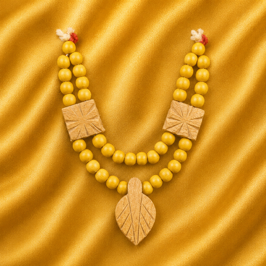 Hari Priya Chandan Haar  for Laddu Gopal Ji | Sacred Chandan Haar  | Radha Raman Shringar( Not Real Sandal wood ) | 4 CM
