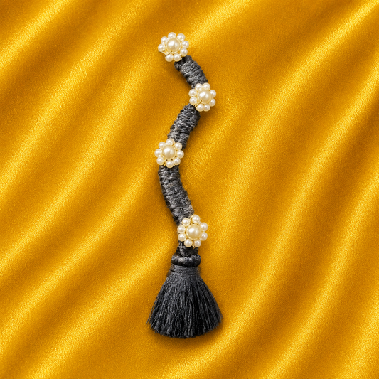 Moti Choti Ji — Pearl Hair Accessory for Thakur Ji Shringar | 12CM Big | 5.5 CM Small