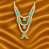 Premium AD Mala with Wagh Nakh for Thakur Ji | Traditional Shringar Jewellery | 4 CM Height