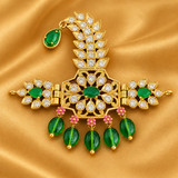 Royal Designer AD Sirpech for Thakur Ji | Traditional Shringar | 5 CM Height | 6 Cm Length