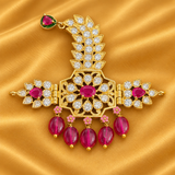Royal Designer AD Sirpech for Thakur Ji | Traditional Shringar | 5 CM Height | 6 Cm Length