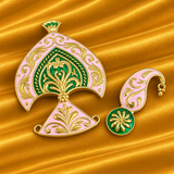 Premium Meenakari Tipara with Sheeshphool for Thakur Ji | Royal Head Shringar | 5 CM HEIGHT