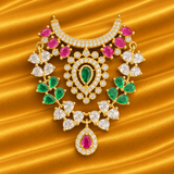 Royal AD Haar for Thakur Ji | Premium Traditional Shringar | 4.5 CM Height | 2 Cm Width | for 2-3-4 No Gopal ji