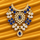 Royal AD Haar for Thakur Ji | Premium Traditional Shringar | 4.5 CM Height | 2 Cm Width | for 2-3-4 No Gopal ji