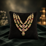 Premium Pushp AD Moti Mala for Thakurji & Laddu Gopal