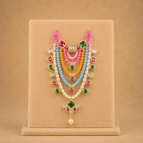 Jadauu Pearl Hasli Haar – 7 cm Length for Thakurji & Laddu Gopal