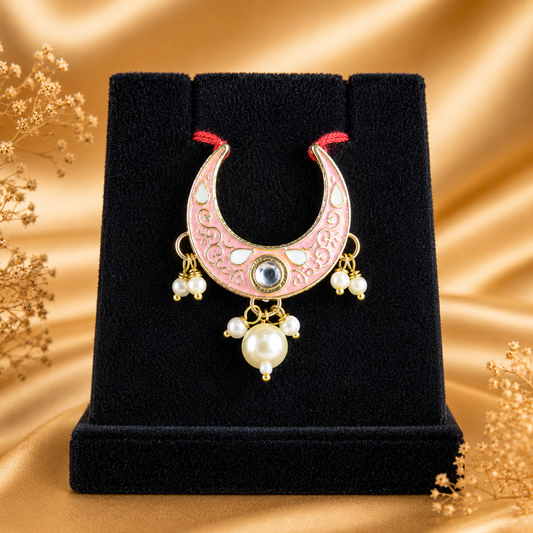 Nandlal Meenakari Pearl Hasli Haar | Radha Raman Shringar | 3 cm