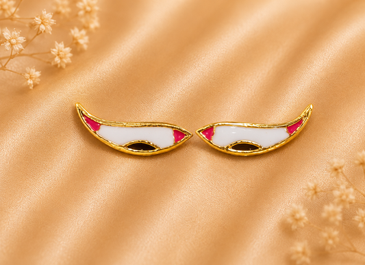 Chitvan Vilas Netra for Laddu Gopal Ji | Decorative Eyes (Netra) | Radha Krishna Shringar