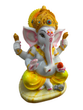 Shree Ganesh Ji – Dust Marble Murti ( White ) 25 CM Height