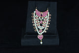 Ad Hasli With White pearls & kundan-style stones Mala For Thakur Ji 6 Cm