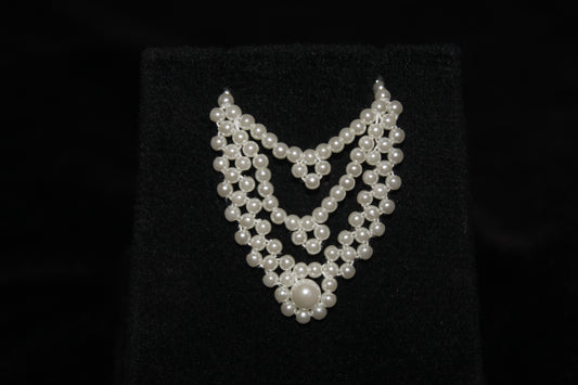 Shobha Moti Haar | Radha Raman Shringar Length: 4.5 cm  Width: 2.5 cm
