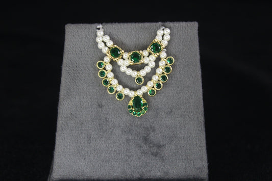 Ratanjadit Neelmani Multi-Layer Kanthi Haar | 3.5 CM