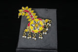Handcrafted Meenakari Sirpech for Thakur Ji | 5.5 CM