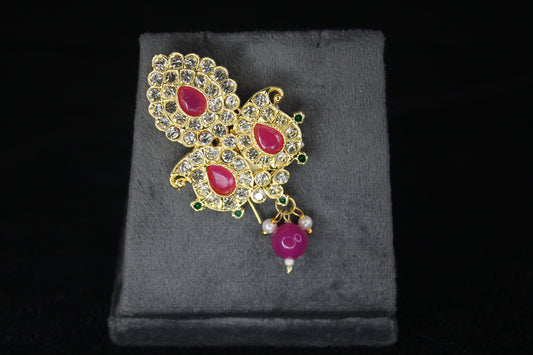 Morpankh Rajsi Sirpech — Sirpech for Thakur Ji Shringar | 5.5 CM