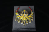 Mayur Rajsi Haar Mala — Morpankh Style Mala for Thakur Ji Shringar | 3.5 CM HEIGHT | 4.5 WIDTH