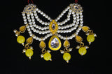 Rajtilak Kundan Haar Mala — Royal Shringar Mala for Thakur Ji | 3.5 CM HEIGHT | 7 CM WIDTH