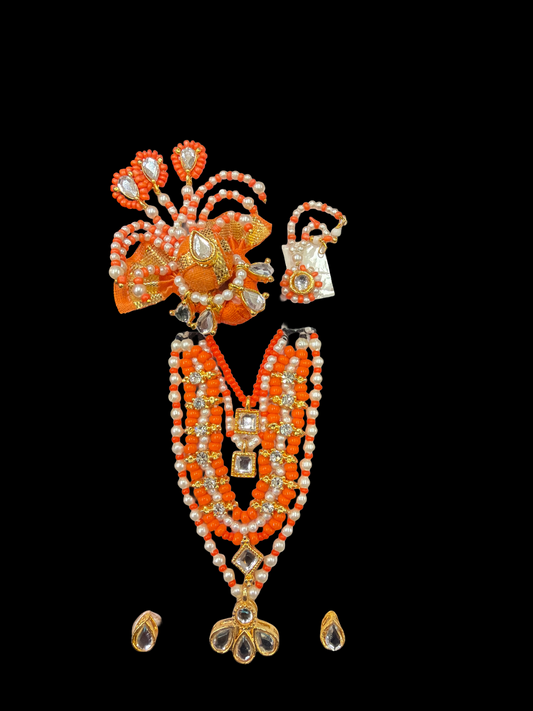 Rajsi Shringar Set — Complete Shringar Collection for Thakur Ji | 7 CM