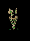 Complete Shringar Set for Thakur Ji – Mukut, Mala & Kundal Combo | Premium Deity Jewellery Set Height 5.5 CM