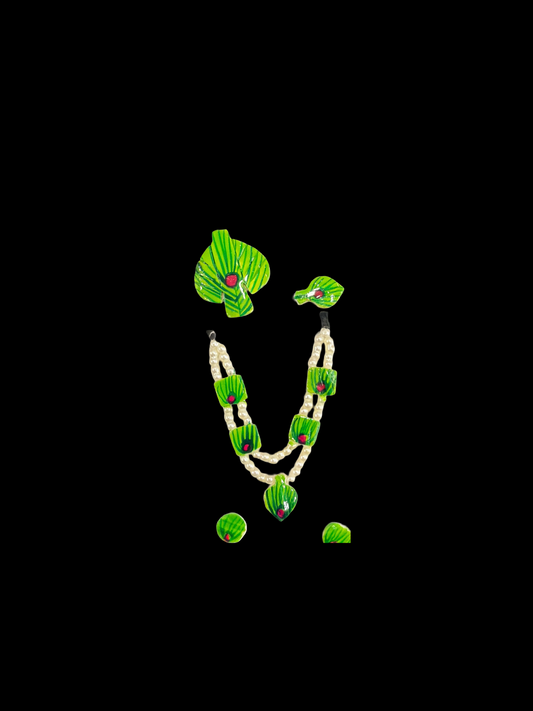 Real Seep Jewellery for Thakur Ji – Summer Special Natural Shell Shringar Set | 5 cm