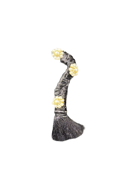 Moti Choti Ji — Pearl Hair Accessory for Thakur Ji Shringar | 12CM Big | 5.5 CM Small