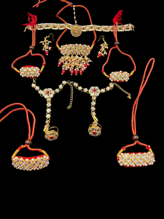 Rajwadi Rajasthani Shringar Set — Traditional Royal Set for Shri Ji