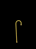 Golden Chadi for Thakur Ji – Decorative Golden Stick for Krishna Shringar & Seva