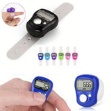 Divya Jap Digital Tally Counter Ring – Mini Hand Finger Counter for Mantra Jap & Counting | Radha Raman Shringar | Any Colour